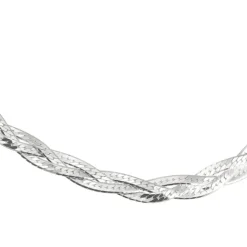 SilberDream Armband geflochten 925 Sterling Silber Damen 19cm SDA2479J