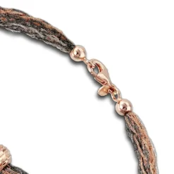 SilberDream Armband geschliffene Kugel rose 925 Silber Damen 20,5cm SDA1001E