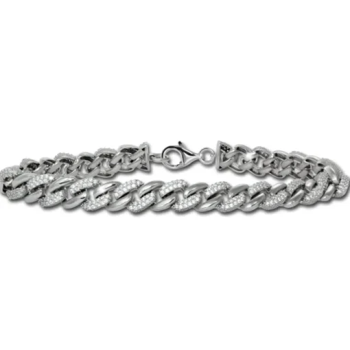 SilberDream Armband Glamour 925 Silber Zirkonia weiß 19cm Damen SDA4791W