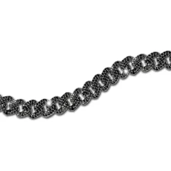 SilberDream Armband Glamour 925 Silber Zirkonia schwarz 18,5cm Damen SDA467S