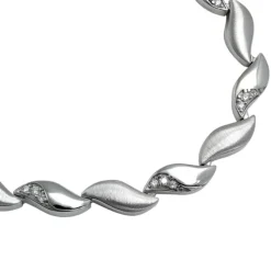 SilberDream Armband Glamour Zirkonia weiß 925er Silber 19cm Damen SDA4808W