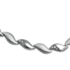 SilberDream Armband Glamour Zirkonia weiß 925er Silber 19cm Damen SDA4808W