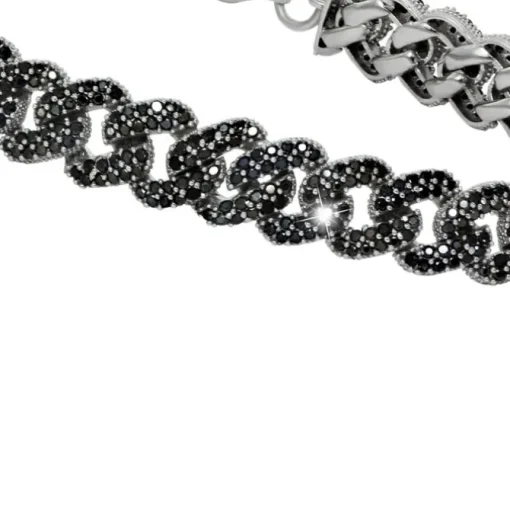 SilberDream Armband Glamour 925 Silber Zirkonia schwarz 18,5cm Damen SDA467S
