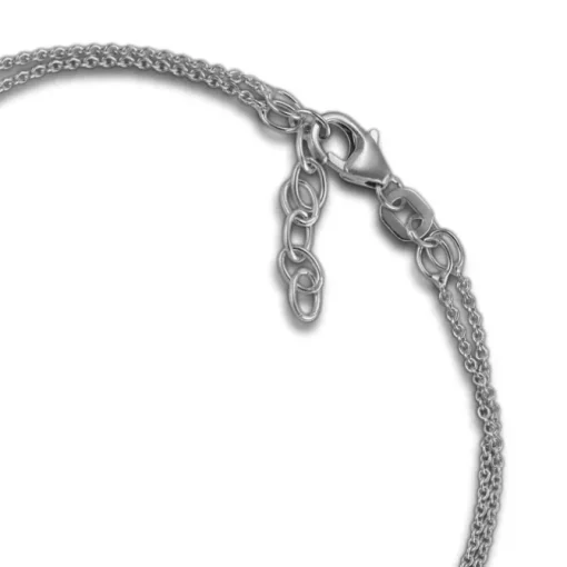 SilberDream Armband Herz 17cm - 19cm 925 Sterling Silber Damen SDA2577J