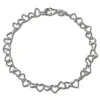 SilberDream Armband Herzchen 925 Sterling Silber Damen 19cm SDA2119J
