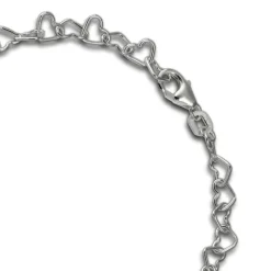 SilberDream Armband Herzchen 925 Sterling Silber Damen 19cm SDA2119J