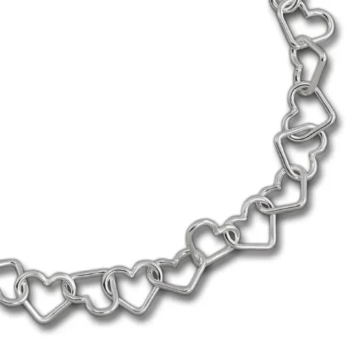 SilberDream Armband Herzen 925 Sterling Silber Damen 19cm SDA2529J