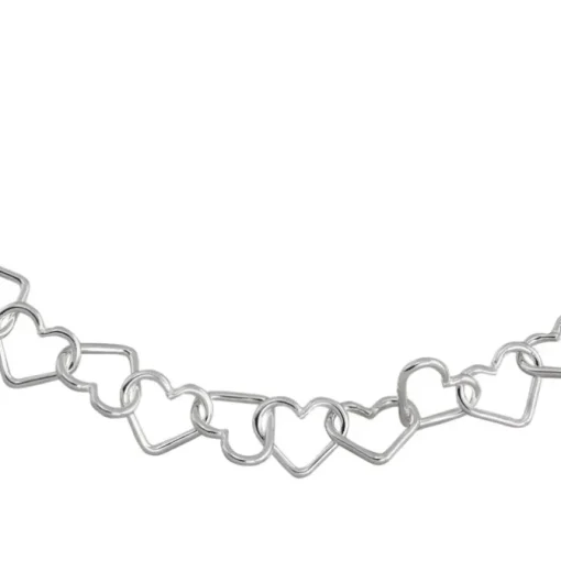 SilberDream Armband Herzen 925 Sterling Silber Damen 19cm SDA2529J