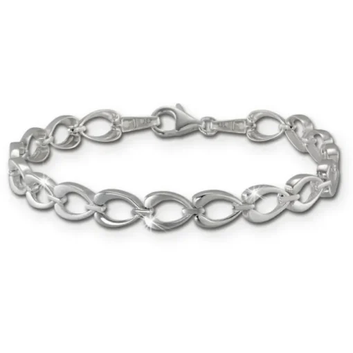 SilberDream Armband Herzform 925er Silber 19cm Silberarmband SDA446J