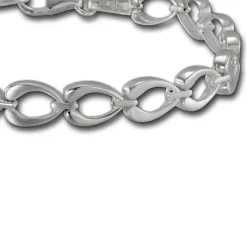 SilberDream Armband Herzform 925er Silber 19cm Silberarmband SDA446J