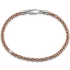 SilberDream Armband Himbeerkette rose vergoldet 925er Silber Damen 19cm SDA2269E