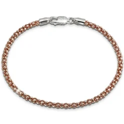 SilberDream Armband Himbeerkette rose vergoldet 925er Silber Damen 19cm SDA2269E