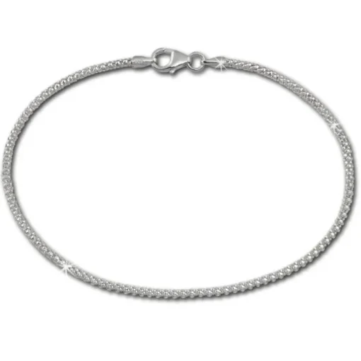 SilberDream Armband Himbeerkette 925er Sterling Silber Damen 19cm SDA2189J