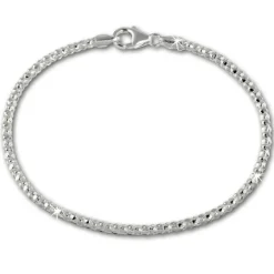 SilberDream Armband Himbeerkette 925er Sterling Silber Damen 18,5cm SDA2178J