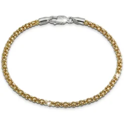 SilberDream Armband Himbeerkette vergoldet 925er Silber Damen 19cm SDA2269Y