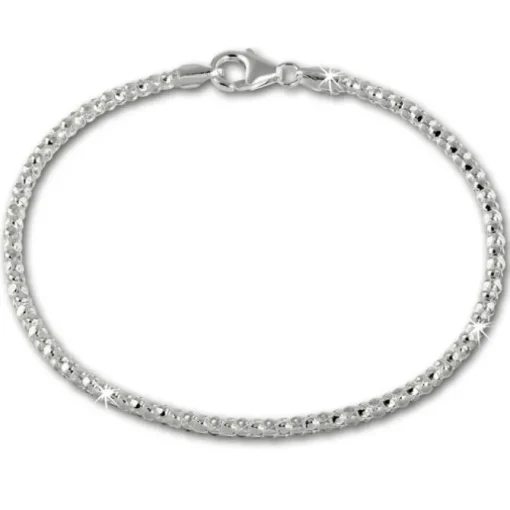SilberDream Armband Himbeerkette 925er Sterling Silber Damen 18,5cm SDA2178J