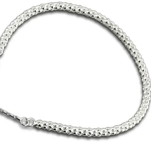 SilberDream Armband Himbeerkette Zugverschluss 925er Silber Damen SDA7003J