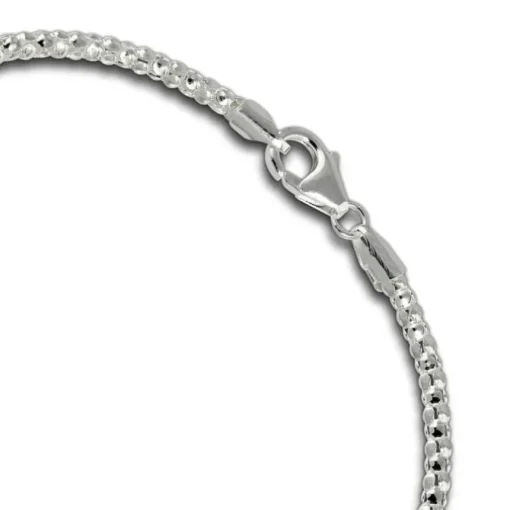 SilberDream Armband Himbeerkette 925er Sterling Silber Damen 18,5cm SDA2178J