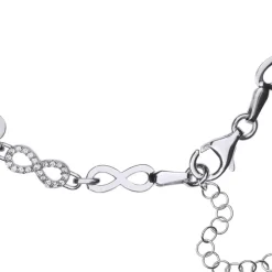 SilberDream Armband -Infinity- 925 Silber poliert Zirkonia ca. 21cm SDA4796W