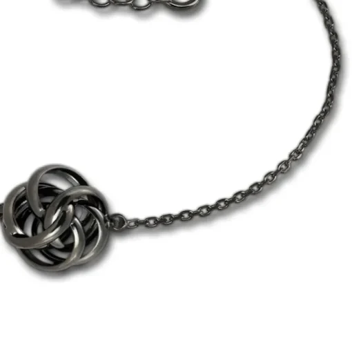 SilberDream Armband Knoten 925 Silber geschwärzt Damen 18cm - 21cm SDA1128S