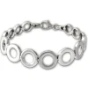 SilberDream Armband Kreise 925 Sterling Silber 19,5cm Silberarmband SDA478J