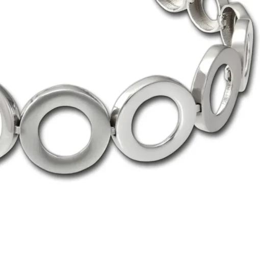 SilberDream Armband Kreise 925 Sterling Silber 19,5cm Silberarmband SDA478J