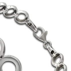 SilberDream Armband Kreise 925 Sterling Silber 19,5cm Silberarmband SDA478J