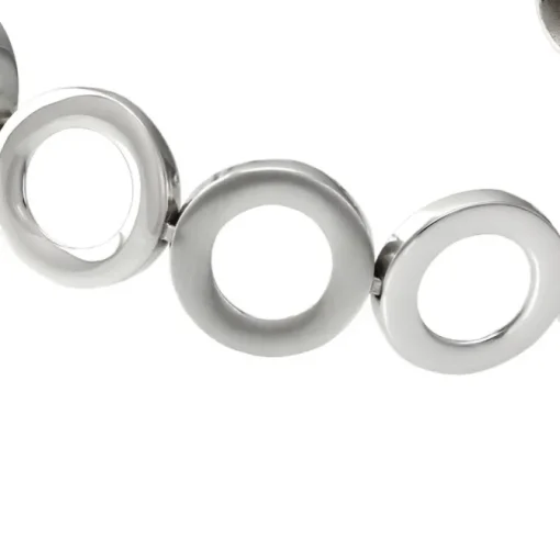 SilberDream Armband Kreise 925 Sterling Silber 19,5cm Silberarmband SDA478J