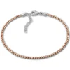 SilberDream Armband Kugeln rose 925 Sterling Silber Damen 18cm - 21cm SDA1108E