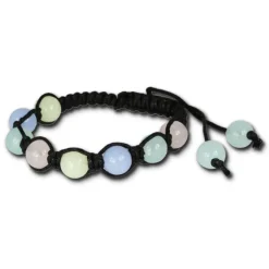 SilberDream Armband Kugel farbig im Surfer Stil für Damen LA3251S