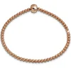 SilberDream Armband Kugeln rose 925er Sterling Silber Damen Armreif SDA2278E
