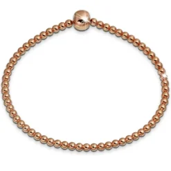SilberDream Armband Kugeln rose 925er Sterling Silber Damen Armreif SDA2278E