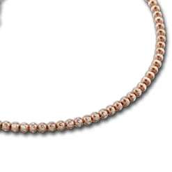 SilberDream Armband Kugeln rose 925 Sterling Silber Damen 18cm - 21cm SDA1108E