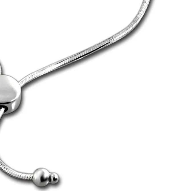 SilberDream Armband Kugelkette Zugverschluss 925er Silber Damen SDA7002J