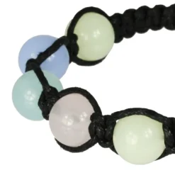 SilberDream Armband Kugel farbig im Surfer Stil für Damen LA3251S