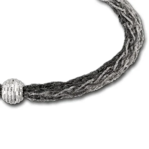 SilberDream Armband Kugel geschwärzt 925 Silber Damen 20,5cm SDA1001K