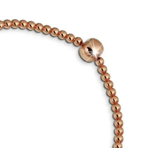SilberDream Armband Kugeln rose 925er Sterling Silber Damen Armreif SDA2274E