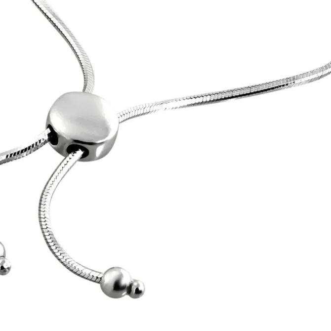 SilberDream Armband Kugelkette Zugverschluss 925er Silber Damen SDA7002J