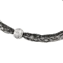 SilberDream Armband Kugel geschwärzt 925 Silber Damen 20,5cm SDA1001K