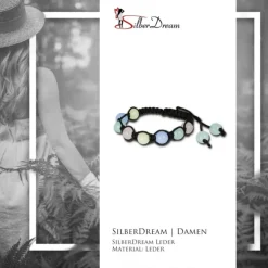 SilberDream Armband Kugel farbig im Surfer Stil für Damen LA3251S