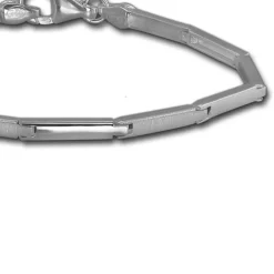 SilberDream Armband Line matt/glänzend 925 Sterling Silber 18,5cm SDA452J