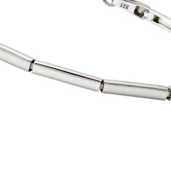 SilberDream Armband Line matt/glänzend 925 Sterling Silber 18,5cm SDA452J