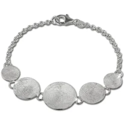 SilberDream Armband Linse 925 Sterling Silber Damen 19cm SDA426