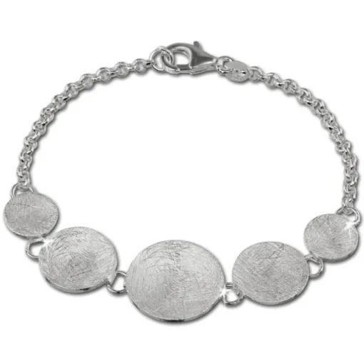SilberDream Armband Linse 925 Sterling Silber Damen 19cm SDA426