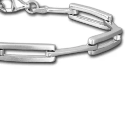 SilberDream Armband matt/glanz 925 Silber 18,8cm Silberarmband SDA473J