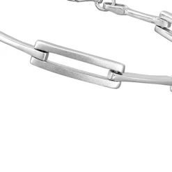 SilberDream Armband matt/glanz 925 Silber 18,8cm Silberarmband SDA473J