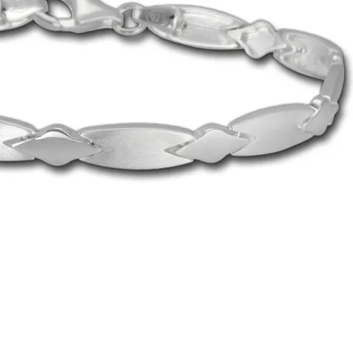 SilberDream Armband Muster 925er Silber 18,5cm Silberarmband SDA437J