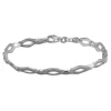 SilberDream Armband Outline matt/glänzend 925 Sterling Silber 19,3cm SDA456J