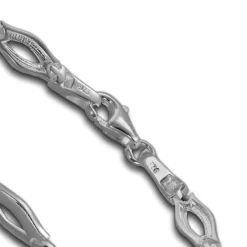 SilberDream Armband Outline matt/glänzend 925 Sterling Silber 19,3cm SDA456J