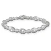 SilberDream Armband Oval Zirkonia weiß 925er Silber 18,8cm Damen SDA444W